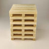 Tabletop Mini Pallet Coasters – Absorbent and Stylish