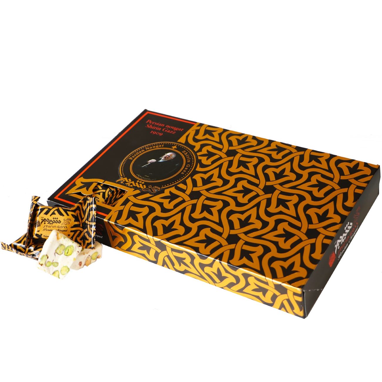 40% Pistachio Shirin Gaz Nougat – 400g (2x)