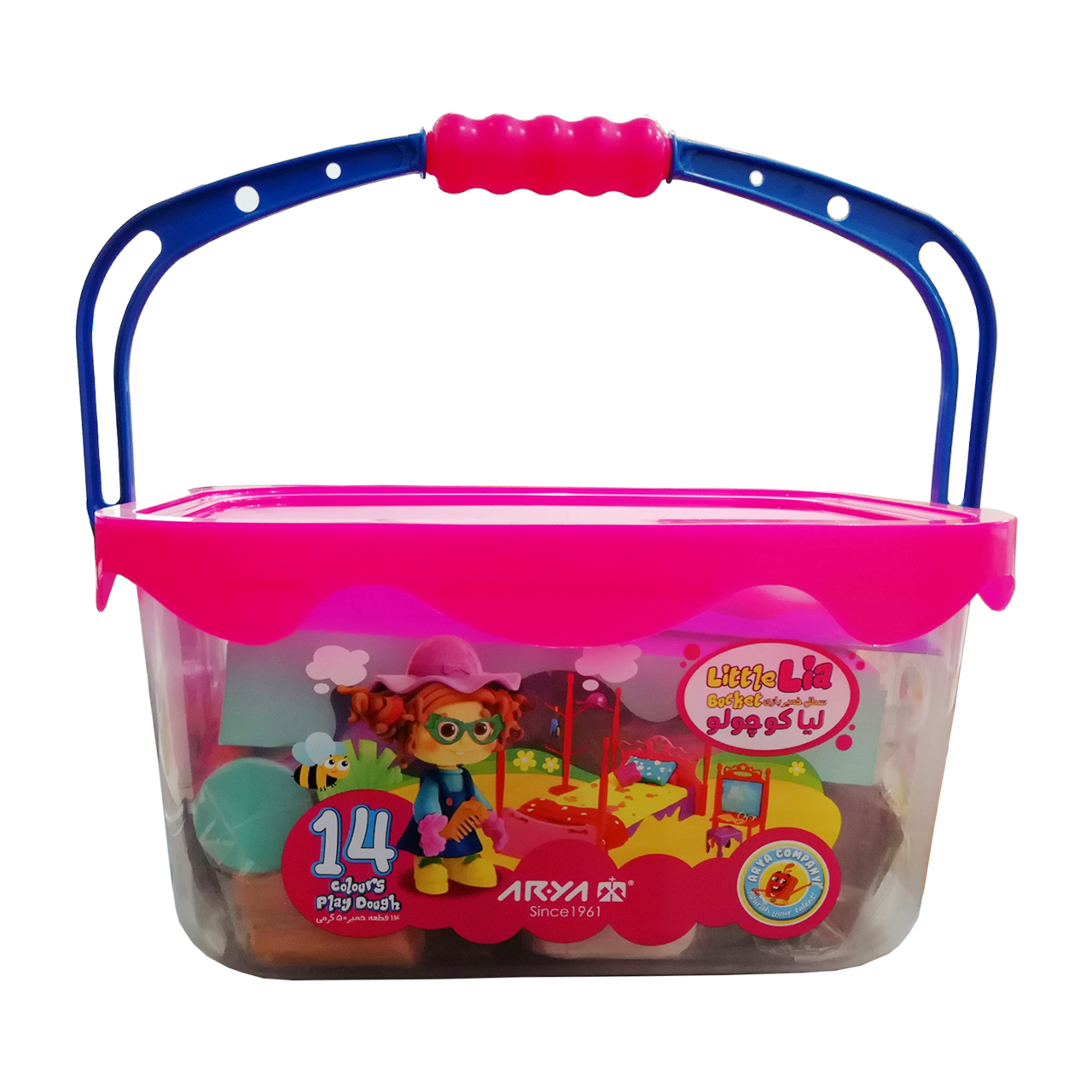 Arya Playdough 14-Pack Little Lia Model 1025 Suitable for Educational and Fun Crafting