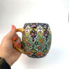 Artisan Mug - Enamel-Finished Pottery, Handmade Gift for Tea Lovers & Coffee Fans