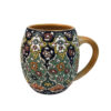 Artisan Mug - Enamel-Finished Pottery, Handmade Gift for Tea Lovers & Coffee Fans (2)