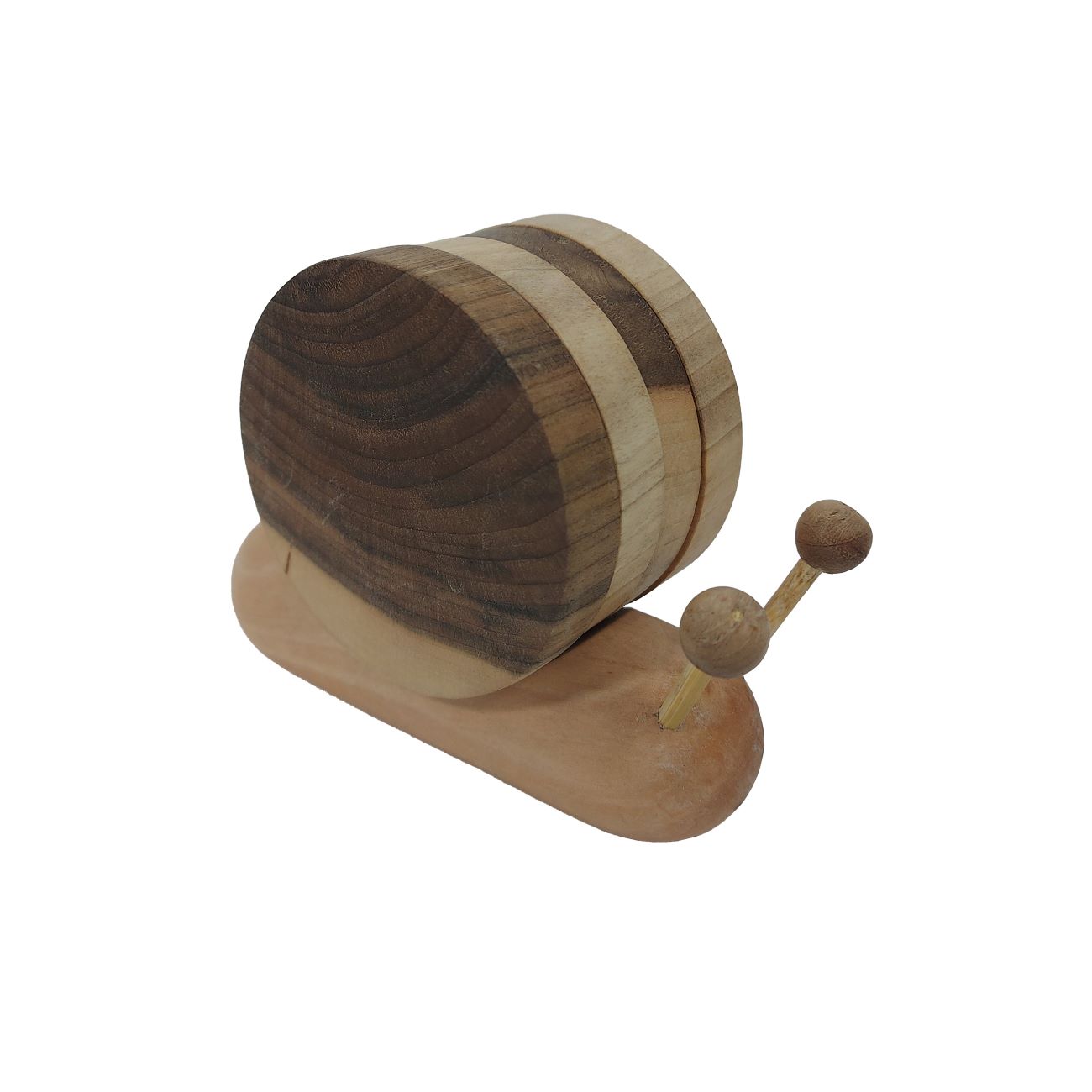 Wooden Coaster Set with the Snail Design, Animal Shape