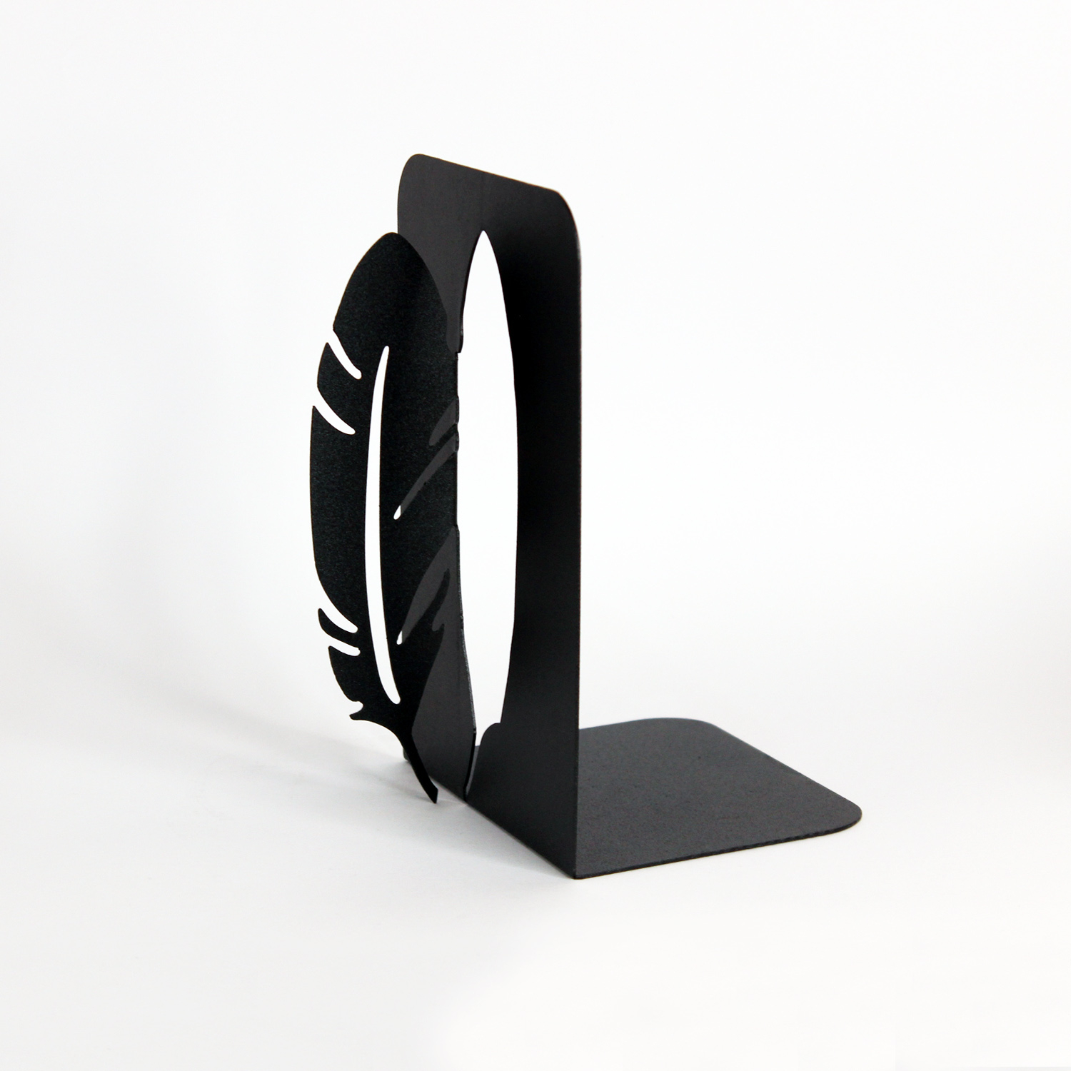 Artistic Feather Novelty Bookend – Suitable for Stylish Home and Workspace Organization
