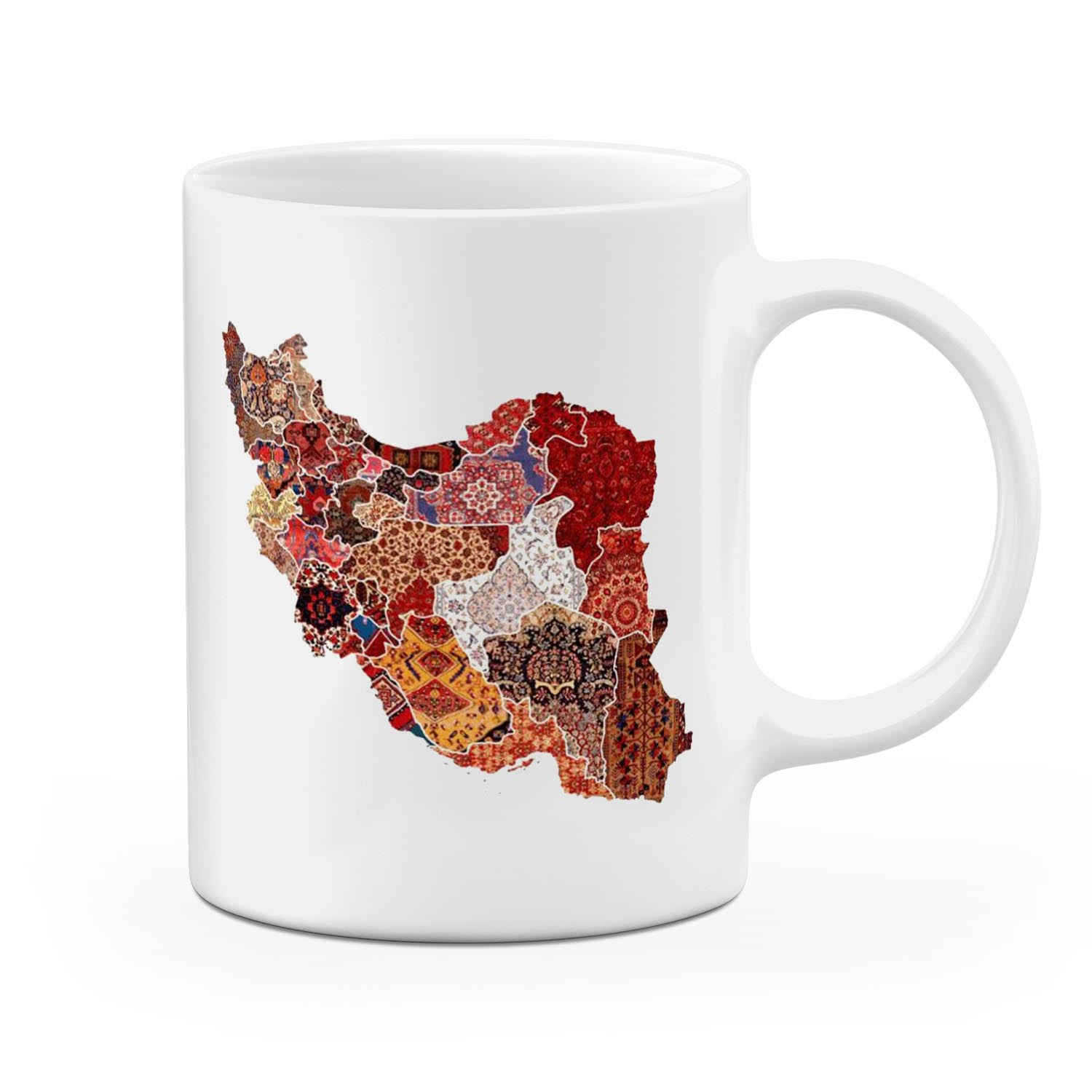 Beautiful Ceramic Mug with Iran Map Design – Perfect for Gift