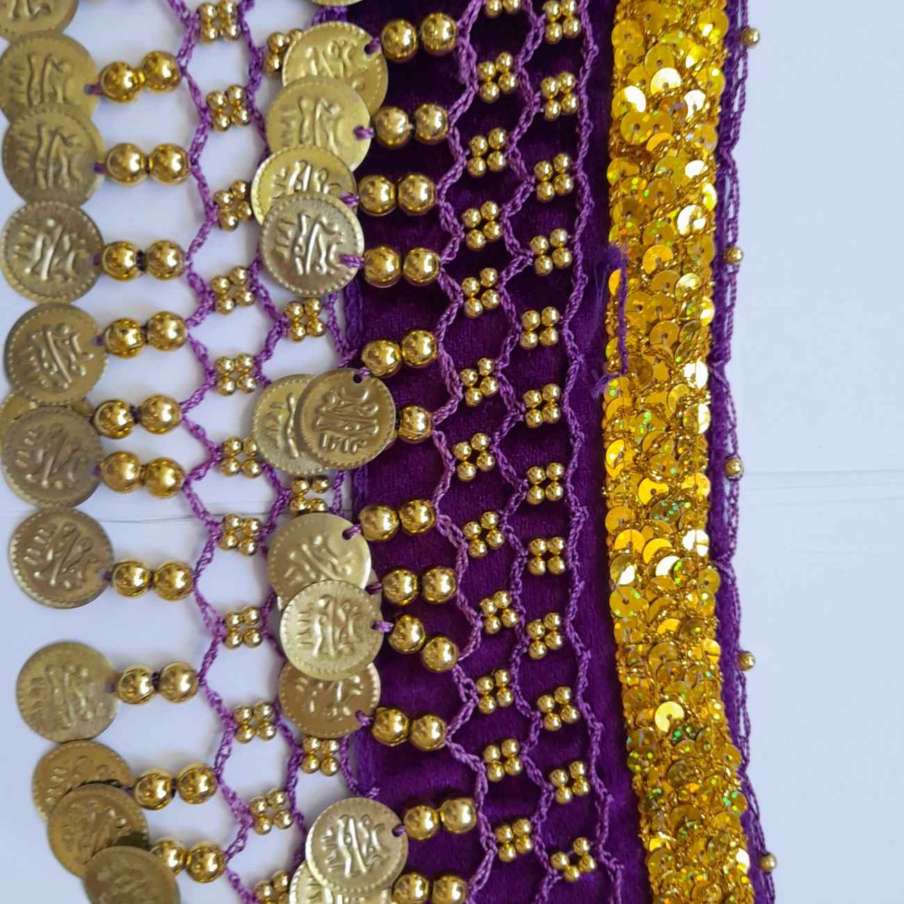 Belly Dance Coin Scarf – Rave, Halloween, and Festival Hip Wrap