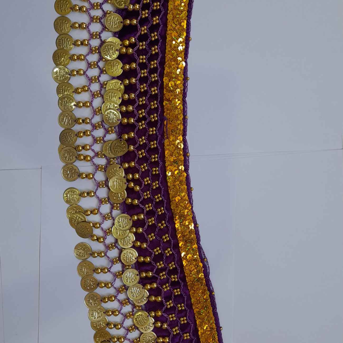 Belly Dance Coin Scarf – Rave, Halloween, and Festival Hip Wrap