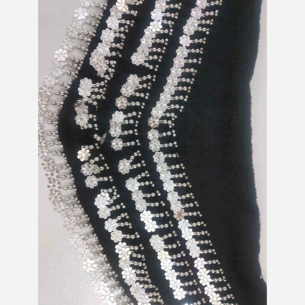 Belly Dance Coin Scarf – Shiny Hip Wrap for Performers & Costumes