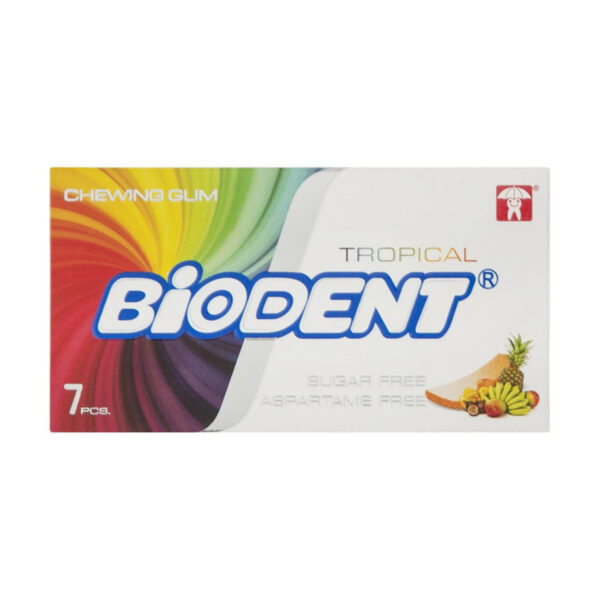 Biodent Sugar-Free Mini Stick Gum with Tropical Flavor