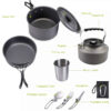 Camping Cookware Set for Open Fire Cooking – Lightweight & Durable