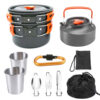 Camping Cookware Set for Open Fire Cooking – Lightweight & Durable