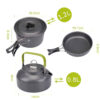 Camping Cookware Set for Open Fire Cooking – Lightweight & Durable
