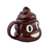 Ceramic Mug in Fantasy Style with Lid & Funny Emoji Design