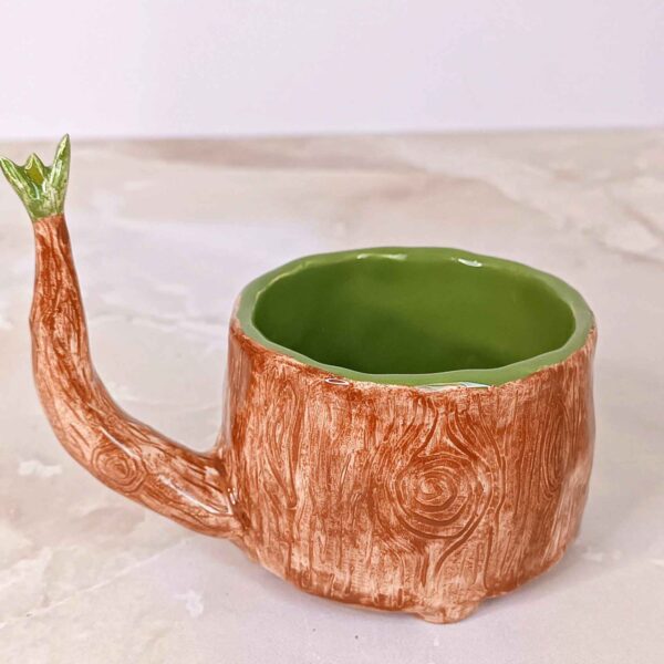 Ceramic Mug – Fantasy-Style Cup Perfect for Potion, Coffee, or Tea with Tree Design