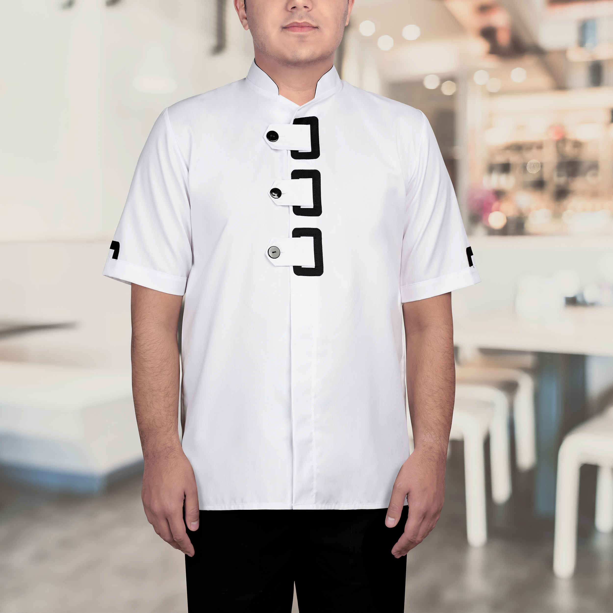 Chef Coat for Catering & Event – Elegant & Extra Safety for High-Heat Environment