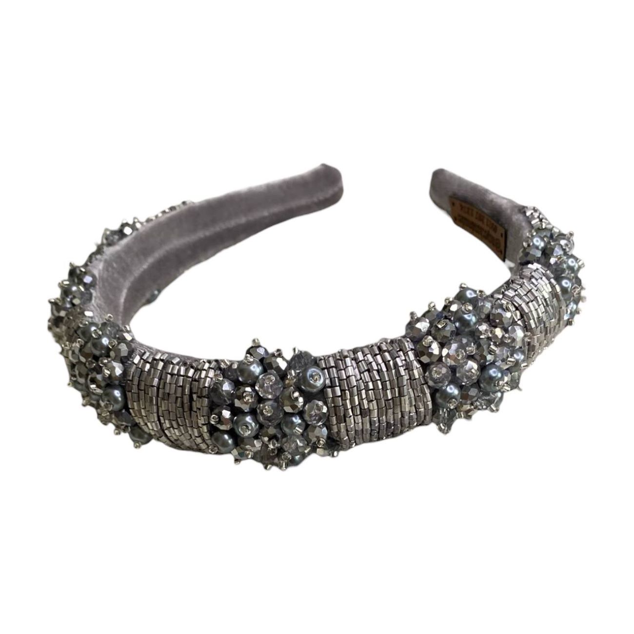 Chic Beaded Headband – Shine with Every Step
