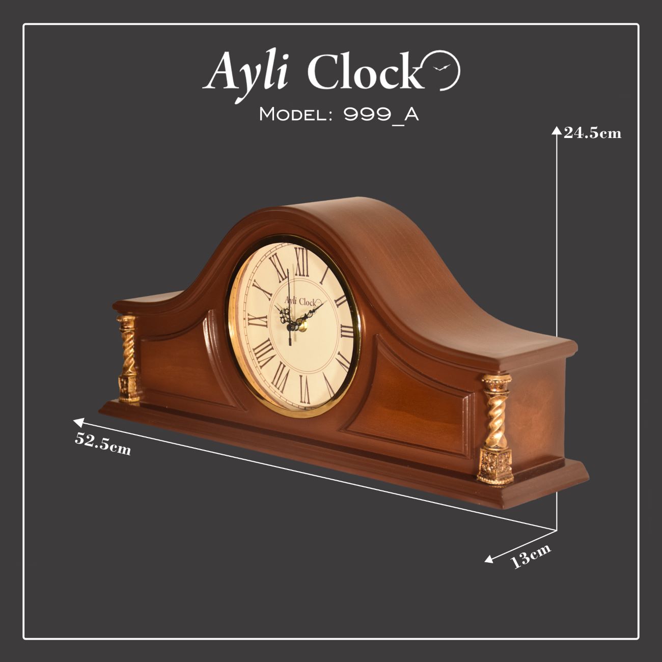 Chic and Practical The Ultimate Wooden Desk Clock for Professionals