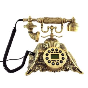 Classic Brass Telephone: Timeless Beauty for Your Home