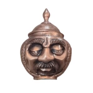 Copper Sugar Bowl – Human Face Unique Design