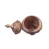Copper Sugar Bowl - Human Face Unique Design