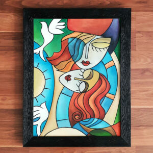 Cubism Wall Art Painting – Suitable for Minimalist and Modern Designs