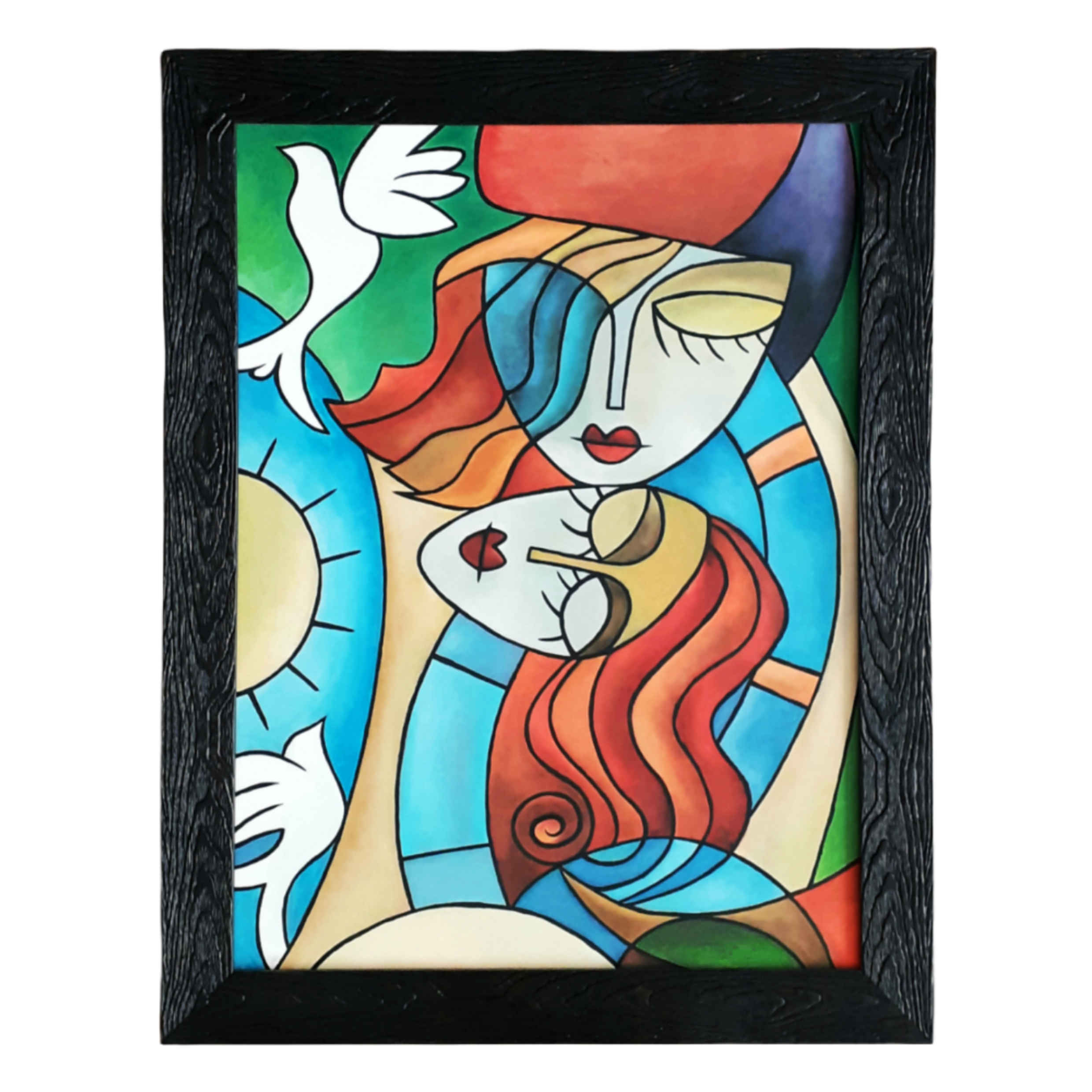 Cubism Wall Art Painting – Suitable for Minimalist and Modern Designs