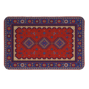 Decorative Placemat for Plate – Easy to Clean & Durable with Carpet Design (4x)
