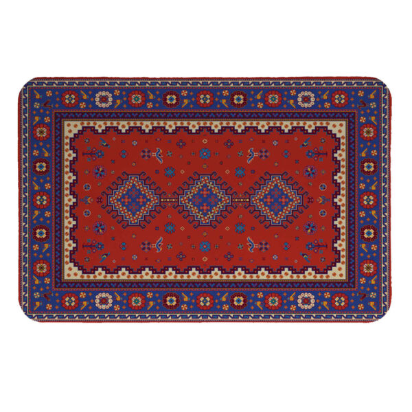 Decorative Placemat for Plate – Easy to Clean & Durable with Carpet Design (4x)