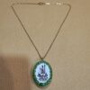 Double-Sided Resin Brass Necklace - Hasbi Allah on One Side & the Verse Bismillah on the Other