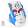 Dual-Mode Gaming Mouse (Wireless & Wired), Featuring 10 Buttons & Power On/Off Switch