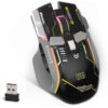 Dual-Mode Gaming Mouse (Wireless & Wired), Featuring 10 Buttons & Power On/Off Switch