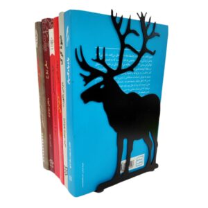 Elegant Black Deer Bookend – Novelty Design Suitable for Nature-Inspired Spaces