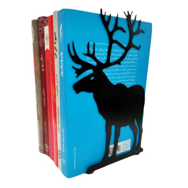 Elegant Black Deer Bookend – Novelty Design Suitable for Nature-Inspired Spaces