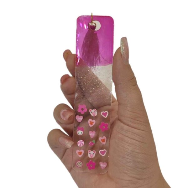 Elegant Handmade Resin Bookmark – Suitable for Teen, Add Charm to Your Book