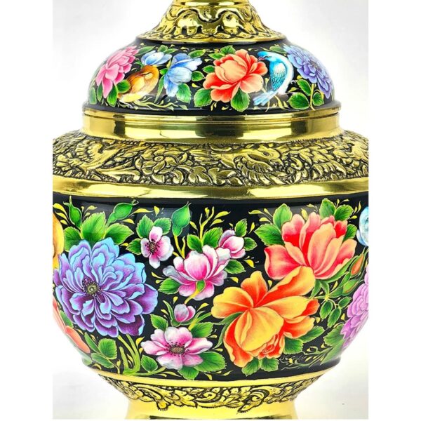 Enamel Candy Bowl – Flower and Bird Model