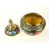 Enamel Candy Bowl – Flower and Bird Model