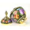Enamel Candy Bowl – Flower and Bird Model