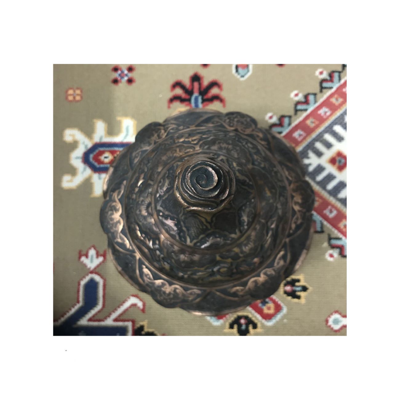 Engraved Candy Dish – Leyli and Majnun Design