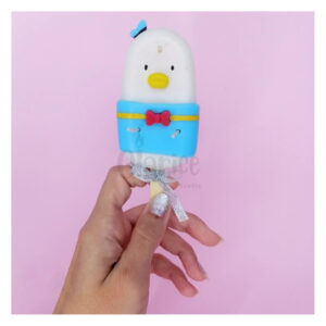 Fancy Popsicle Candle with Chick Design