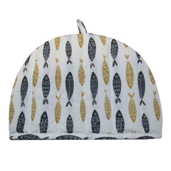 Fish Print Teapot Cover – Suitable for Afternoon Tea & Everyday Use