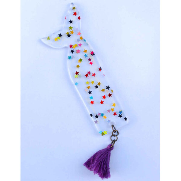 Fish Tail Resin Bookmark – Unique Gift for Students, or Teachers