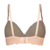 Fixed-Pad Bra and Thong Set – Floral Design and Snug Thong Fit