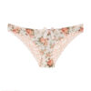 Fixed-Pad Bra and Thong Set – Floral Design and Snug Thong Fit