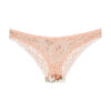 Fixed-Pad Bra and Thong Set – Floral Design and Snug Thong Fit