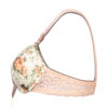 Fixed-Pad Bra and Thong Set – Floral Design and Snug Thong Fit