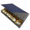 Shirin Gaz, 40%  Mixed pistachio & Almond with Termeh Box - 360 Gram (2x)