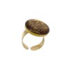 Gold Plated Arabic Bismillah Necklace & Ring Set – Halal Gift for Muslim Brothers & Sisters