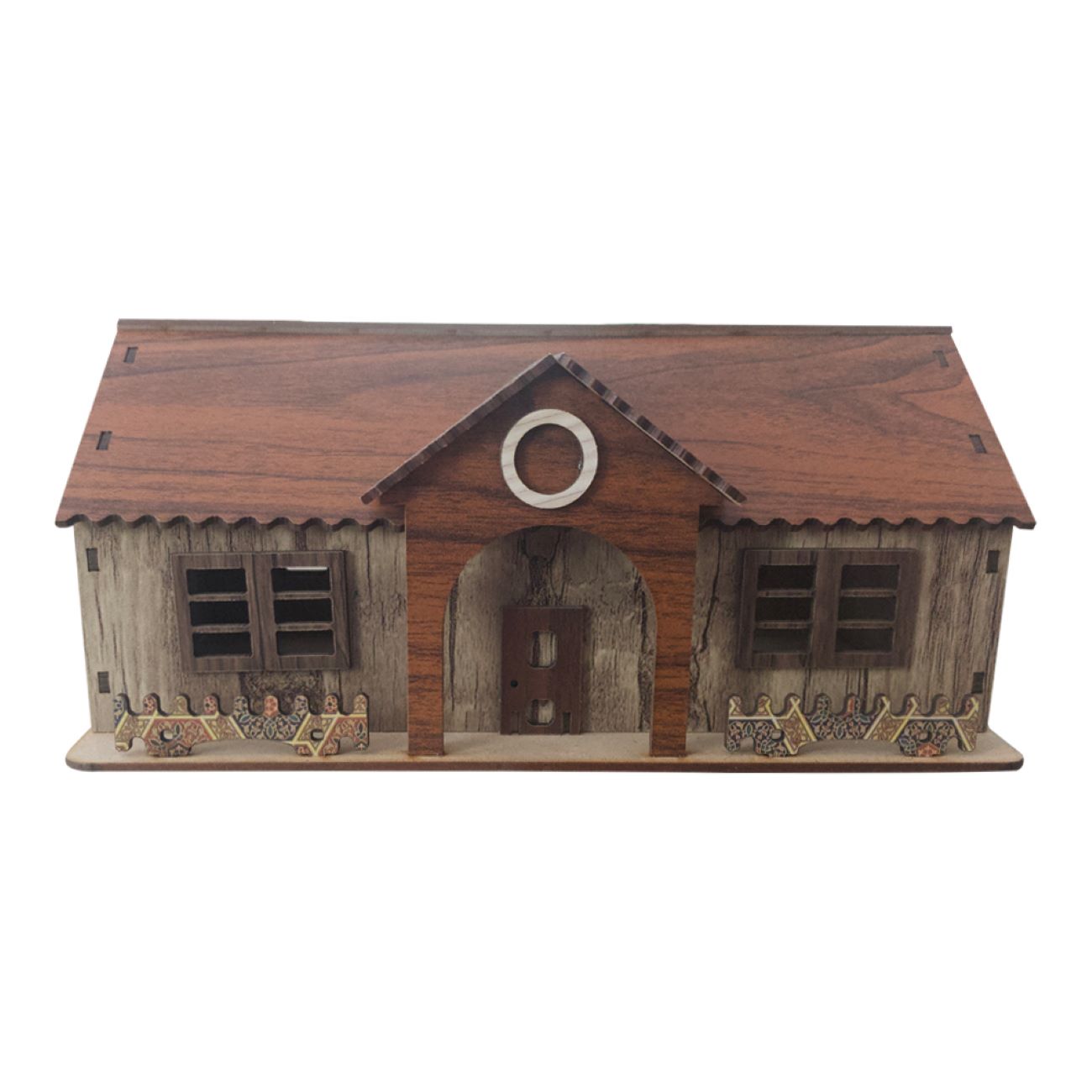 Wooden Tissue Box in Charming Cottage-Style Design