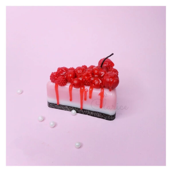 Handmade Candle, Elegantly Crafted to Look Like a Delicious Dessert
