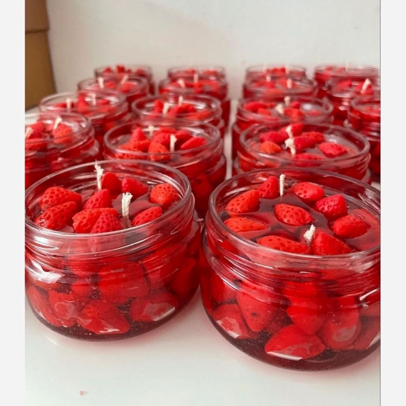 Handmade Candle Featuring a Unique Dessert Motif for Home Décor