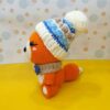 Handmade Knitted Fox Doll – Soft Plush with Detailed Craftsmanship